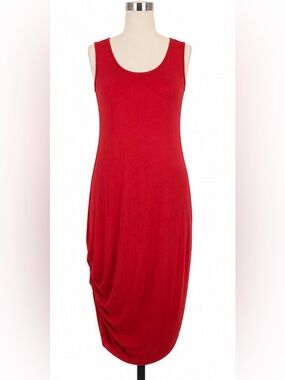 Jessica Simpson Maternity Red Ruched Dress – XL ❤️
